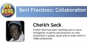 Picture of Cheikh Seck at ISTE 2012