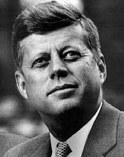 Picture of John Fitzgerald Kennedy is my hero