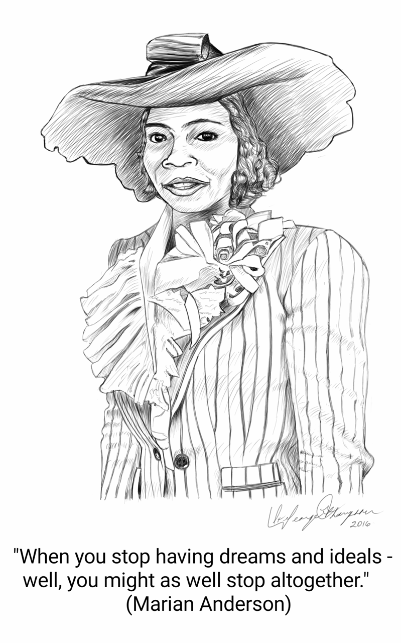 Picture of Marian Anderson Portrait