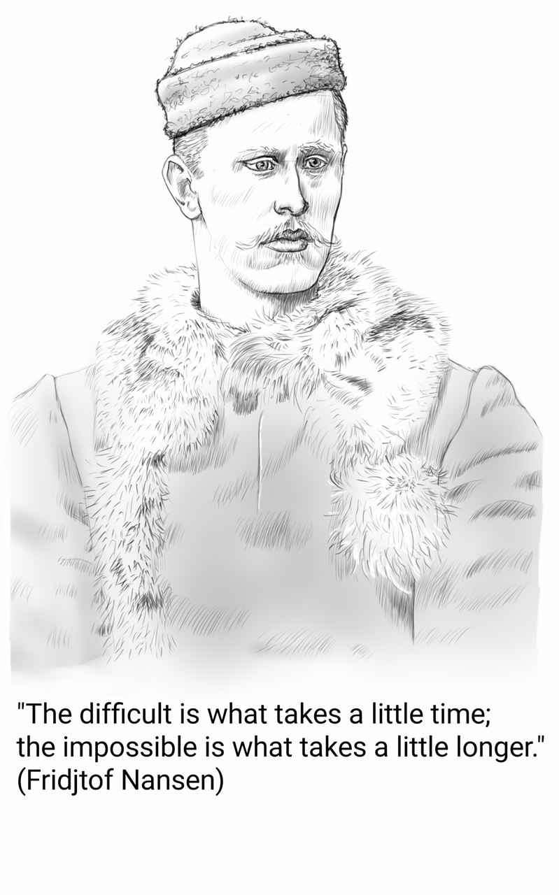 Picture of Fridjtof Nansen Portrait
