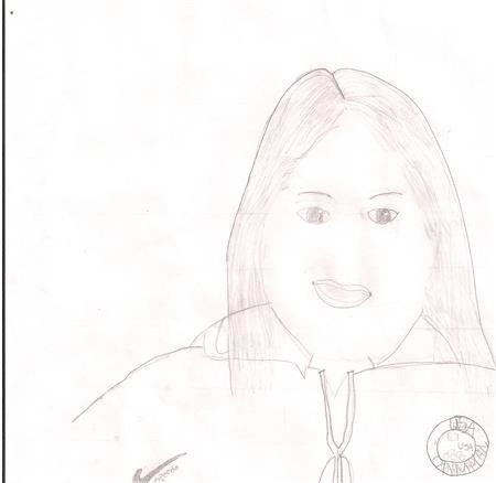 Missy Franklin (drawing by Christine)