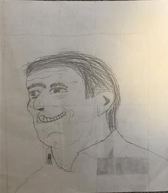 Rick Hansen (drawing by Anika)