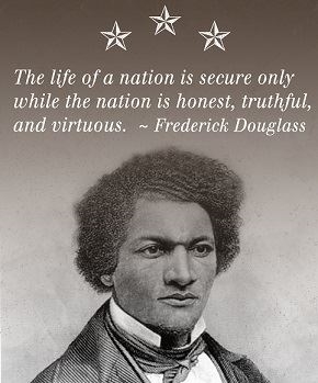 One of Douglass's famous quotes. (https://www.emaze.com/@ALWQZCIC/Frederick-Douglass ())