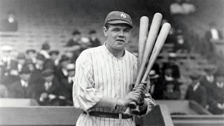 Babe Ruth practicing for his swing (http://www.hollywoodreporter.com/news/babe-ruth-is (Hollywood Reporter))