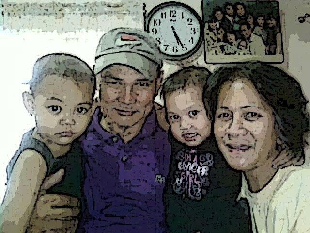 My mama, papa and nieces. (On Facebook  (Rosalyndie Buison))
