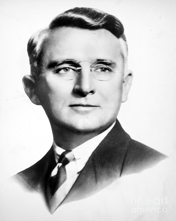 when he was young ( Dale Carnegie (1888-1955) is a photograph by Granger )