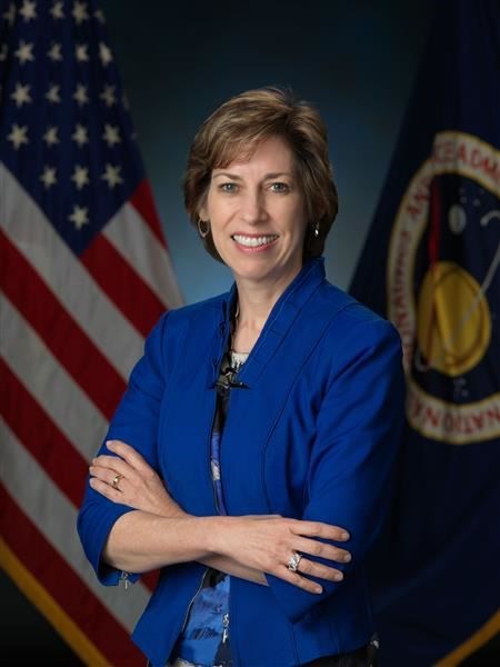 Ellen Ochoa as the JSC director. (NASA JSC (https://www.nasa.gov/sites/default/files/jsc2014e0))