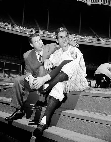 Coleman(right), along with teammate Joe DiMaggio (wirednewyork.com)