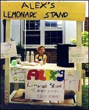 Alex's Lemonade Stand<br>Image Source: Alex website