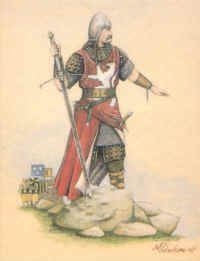  (http://www.electricscotland.com/history/wallace.htm)<br>'Sir William Wallace' illustration by Murray Andrew Robertson. Limited Edition of 1000 prints each individually signed and numbered. Copyright Historic Illustration