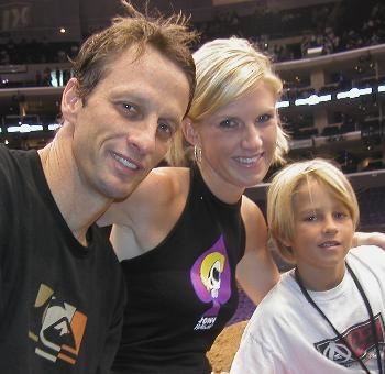 Tony Hawk and his family (google)