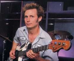 Mike Dirnt rocking out.