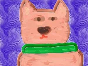My Dog Roxy (original artwork by Dana)