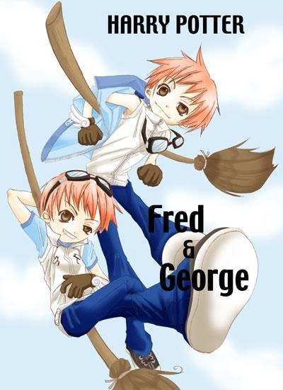 My favorite picture of Fred and George. (Google Images)