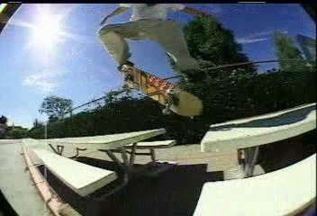 kickflip over tables (google images)