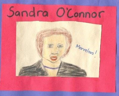Sandra O'Connor (I drew this picture.)