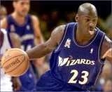 Micheal Jordan dribiling a ball (http://news.bbc.co.uk)