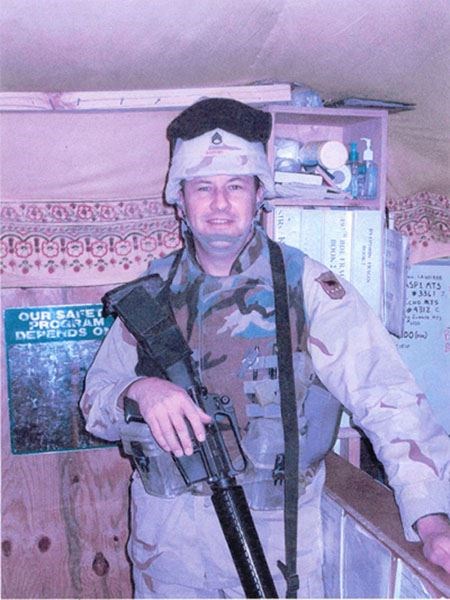 David while in Iraq.