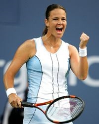 Lindsay Davenport At The Australian Open 