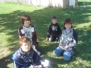 Dallin with his friends.