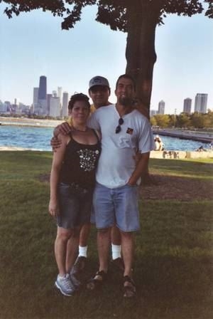 Dad, uncle, and Mom