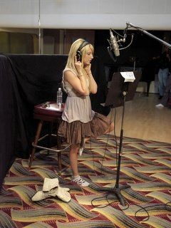 Ashley Tisdale in the Recording Studio  (http://ashleytisdale.com/galleryn.asp )