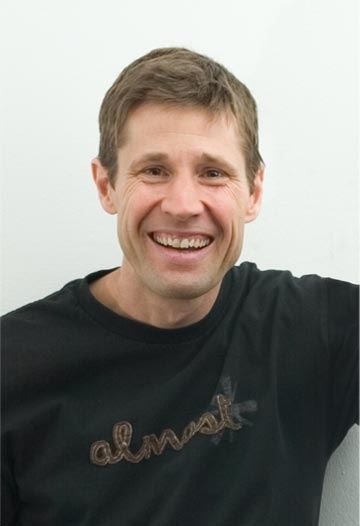 This is a recent photo of Rodney Mullen (http://www.rodneymullen.net/pictures/)