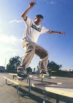 This is a picture of one of the tricks he invented (http://www.rodneymullen.net/pictures/)