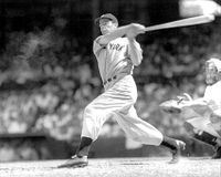 Joe DiMaggio when he played for the Yankees (http://en.wikipedia.org/wiki/Joe_DiMaggio)