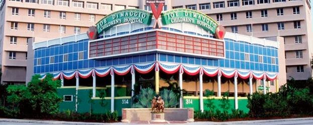 The entrance to the Joe DiMaggio Children's Wing (http://www.jdch.com/)