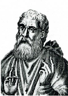 drawing of Justin Martyr (internet)