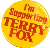 Terry Fox supporter button (Terryfox.com)