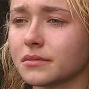 Heroes star Hayden in tears (i got this picture from sky.com)