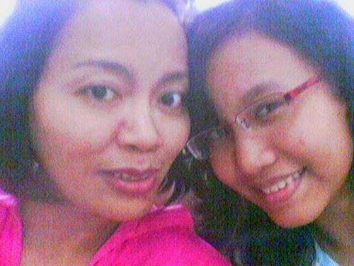  left is my mom, right is me