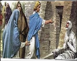 Jesus called Lazarus out (http://biblia.com)