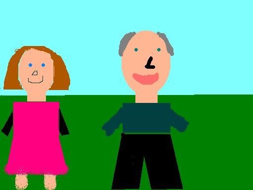 Georgina and Terry Hawitt (I made it.)
