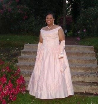 My mom before her big birthday ball