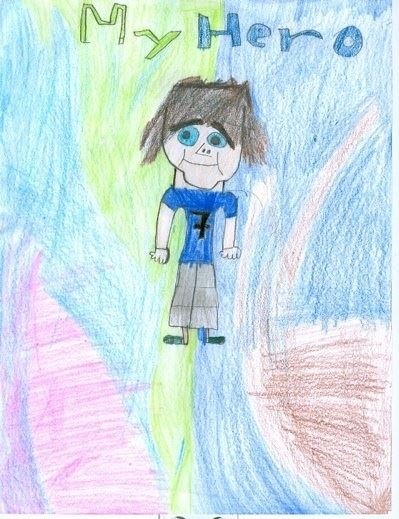 This is my cousin Jayson. (I drew it)