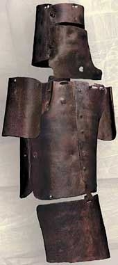 Ned Kellys armour. (http://www.slv.vic.gov.au/collections/treasures/kellyarmour1.html)