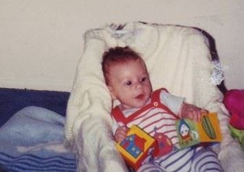 My sister as a baby (Personal photo)