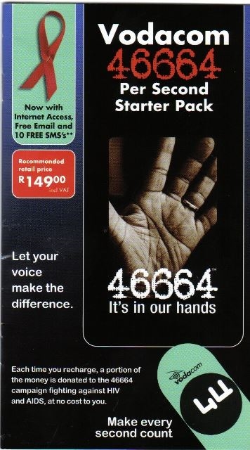 4 U starter pack that counts every second  (it is a scan starter pack which vodacom sells)