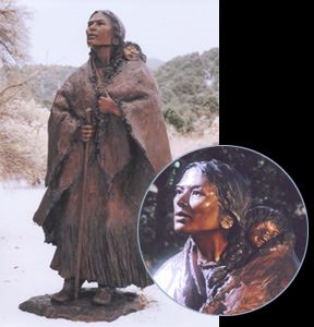 A monument of Sacagawea (google)