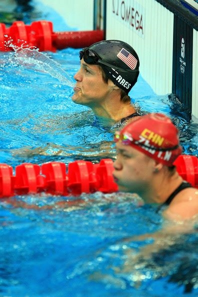 Dara torres swimming  (http://www.zimbio.com/pictures/wg5UX8PdoWE/Chicago+White+Sox+v+New+York+Yankees/zmdj1kDav2m/Dara+Torres)