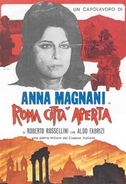 Film poster “Roma città aperta”
