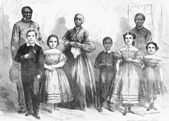 Emancipation slaves brought to the North after the Civil War ( http://media-2.web.britannica.com)