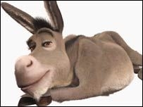 Eddie Murphy voiced as Donkey in Shrek (newsimg.bbc.co.uk )
