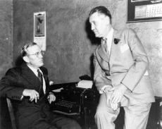 Walter Winchell and his dear friend Damon Runyon