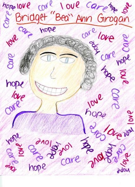 This is a picture that I drew of my granny.