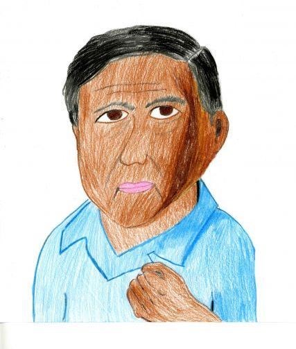 Cesar Chavez (Drawn by me)