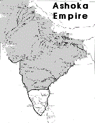 A map showing Ashoka's Empire (http://www.indhistory.com/img/ashoka-empire-map.gif)